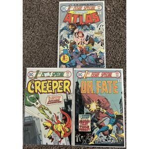 1st Issue Special #1, 7, 9 (1975 DC) Intro of Atlas!, Creeper, Dr. Fate 1st App
